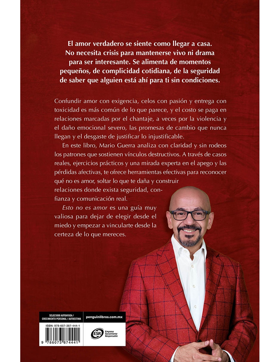 Libro/estuche con libros esto no es amor de mario guerra