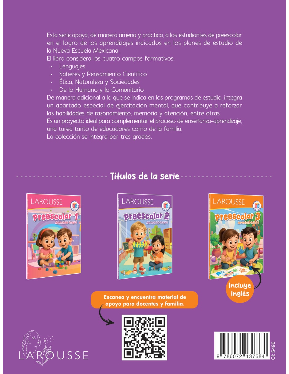 Libro/estuche con libros preescolar 2 de ediciones larousse 2