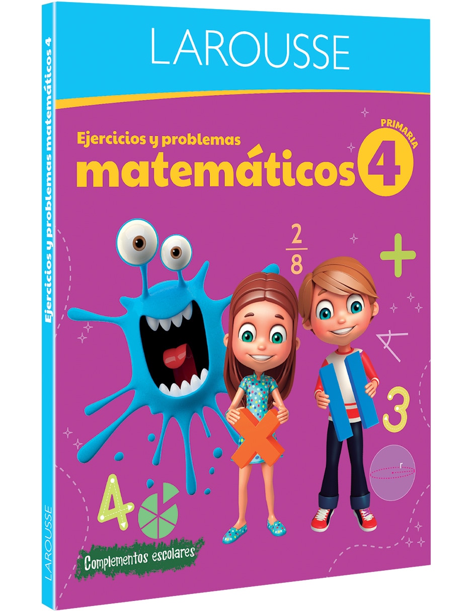 Libro/estuche con libros ejercicios y problemas matemáticos 4. primaria de Libro/estuche con libros ejercicios y problemas matemáticos 4. primaria de