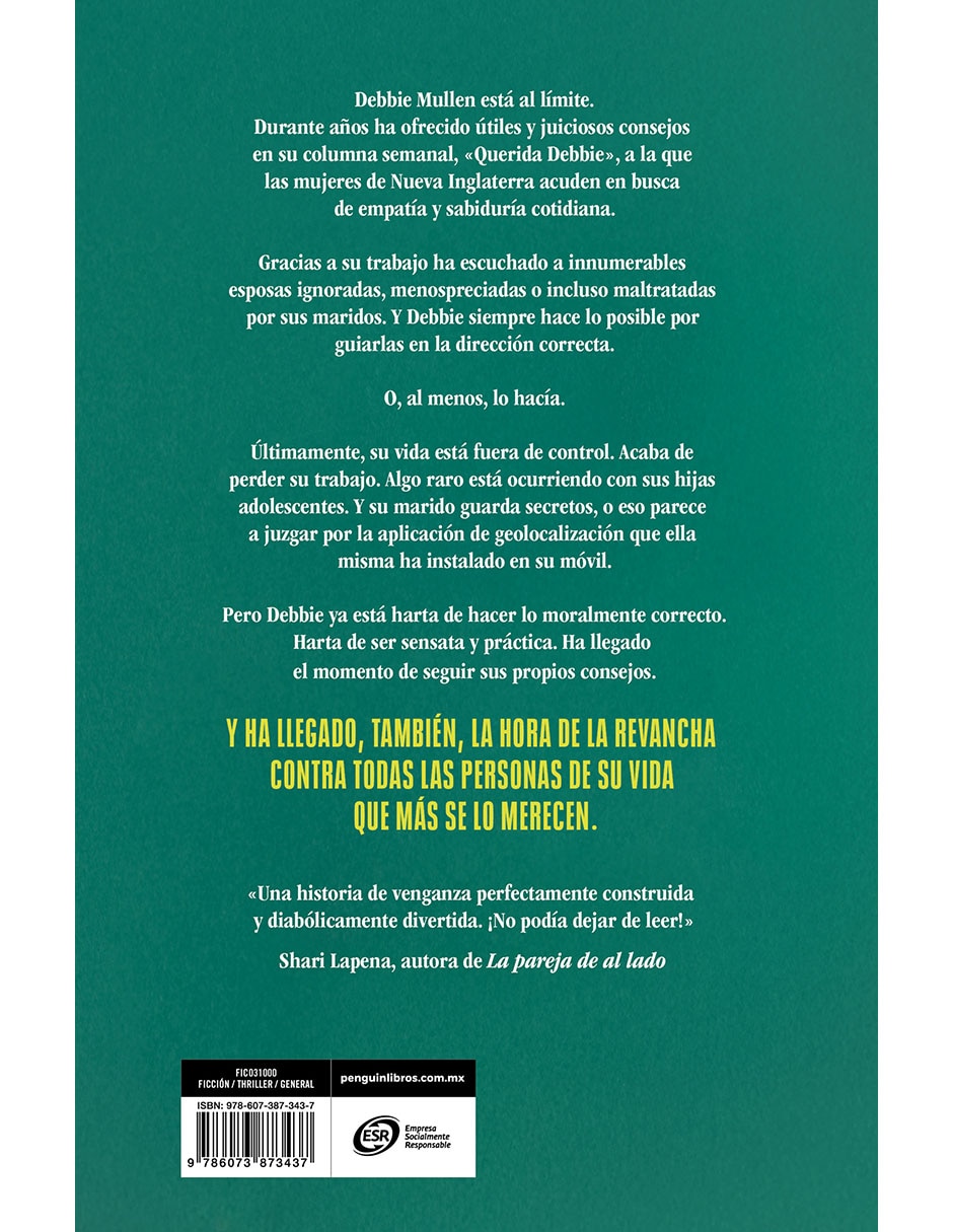Libro/estuche con libros querida debbie de freida mcfadden Libro/estuche con libros querida debbie de freida mcfadden