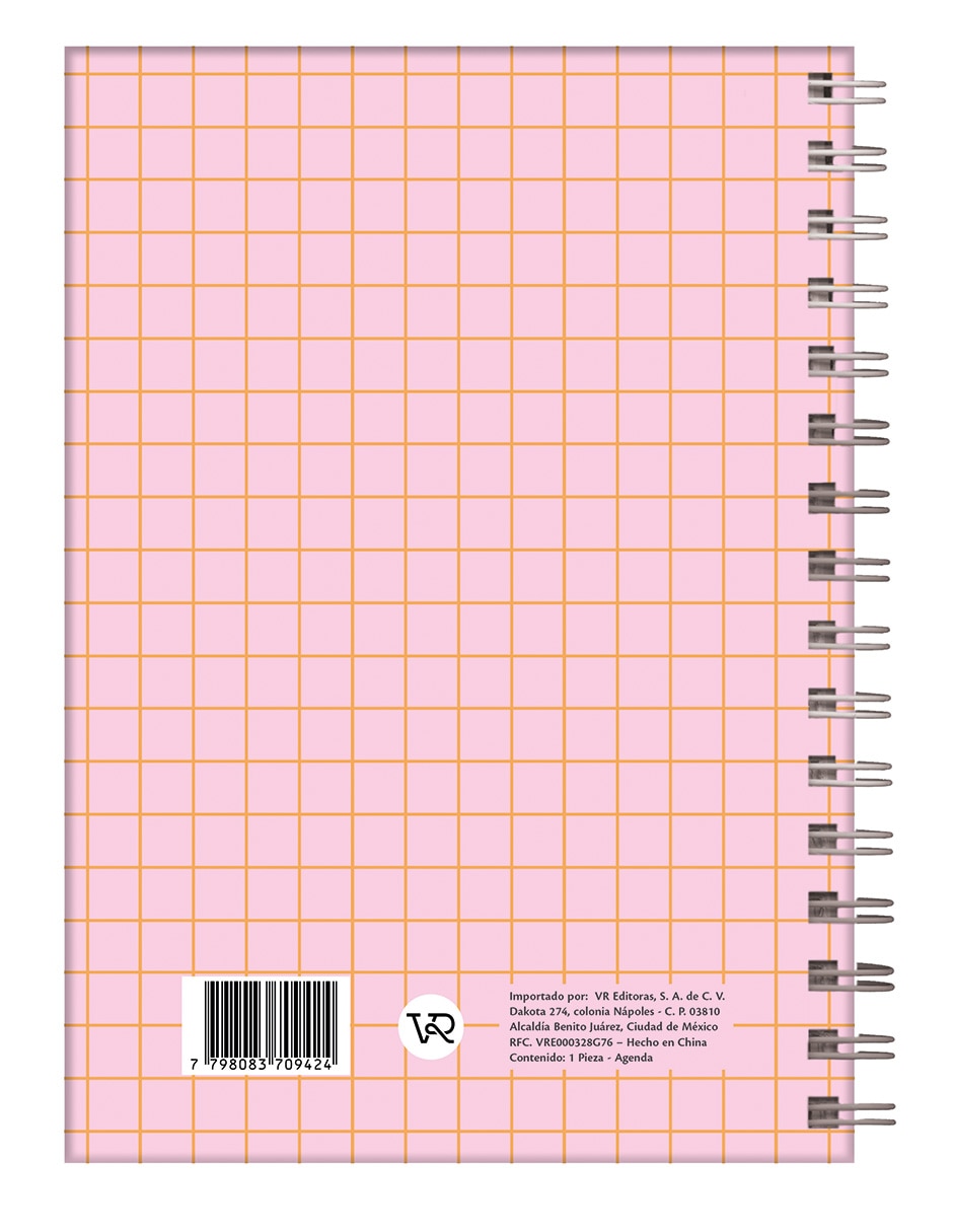 Agenda chicas tazas