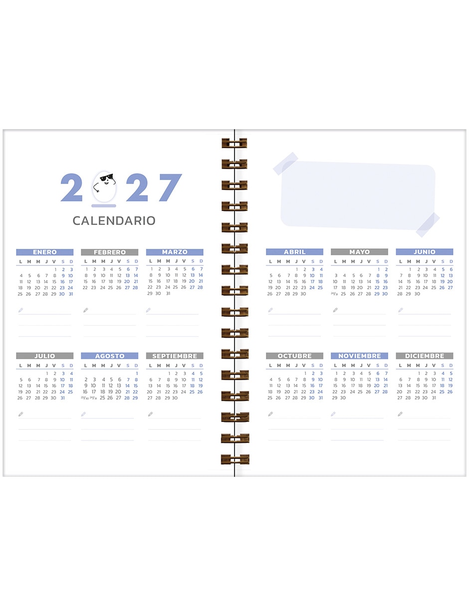 Agenda un año de huevos 2