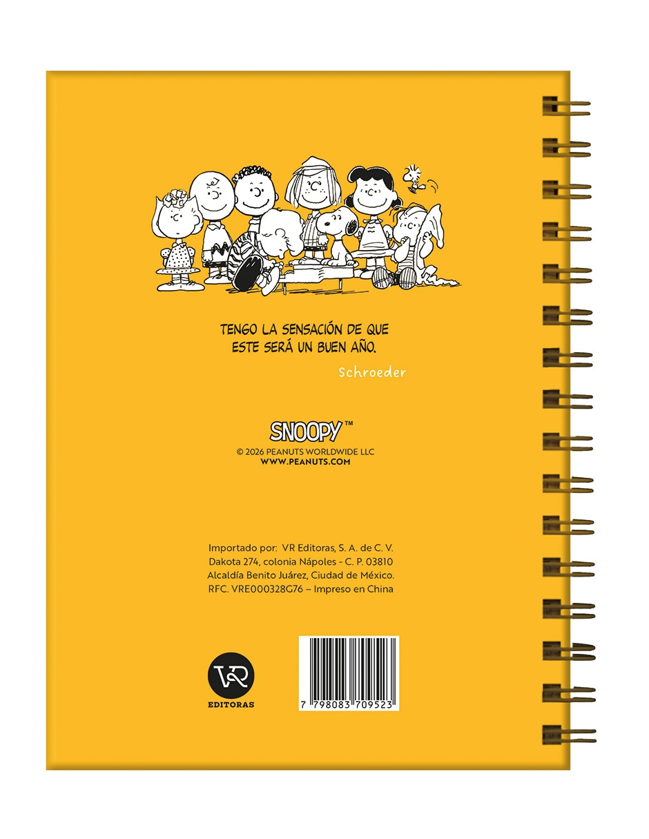 Agenda snoopy 2