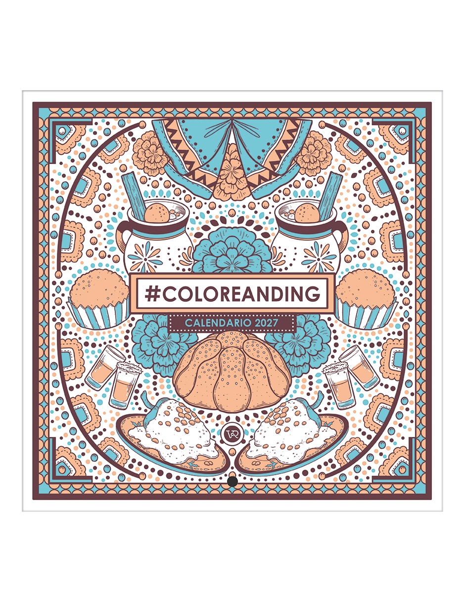 Calendario de pared coloreanding 1