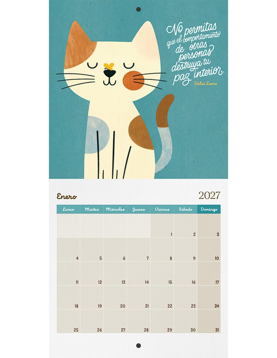 Calendario de pared hoy es tu presente 2