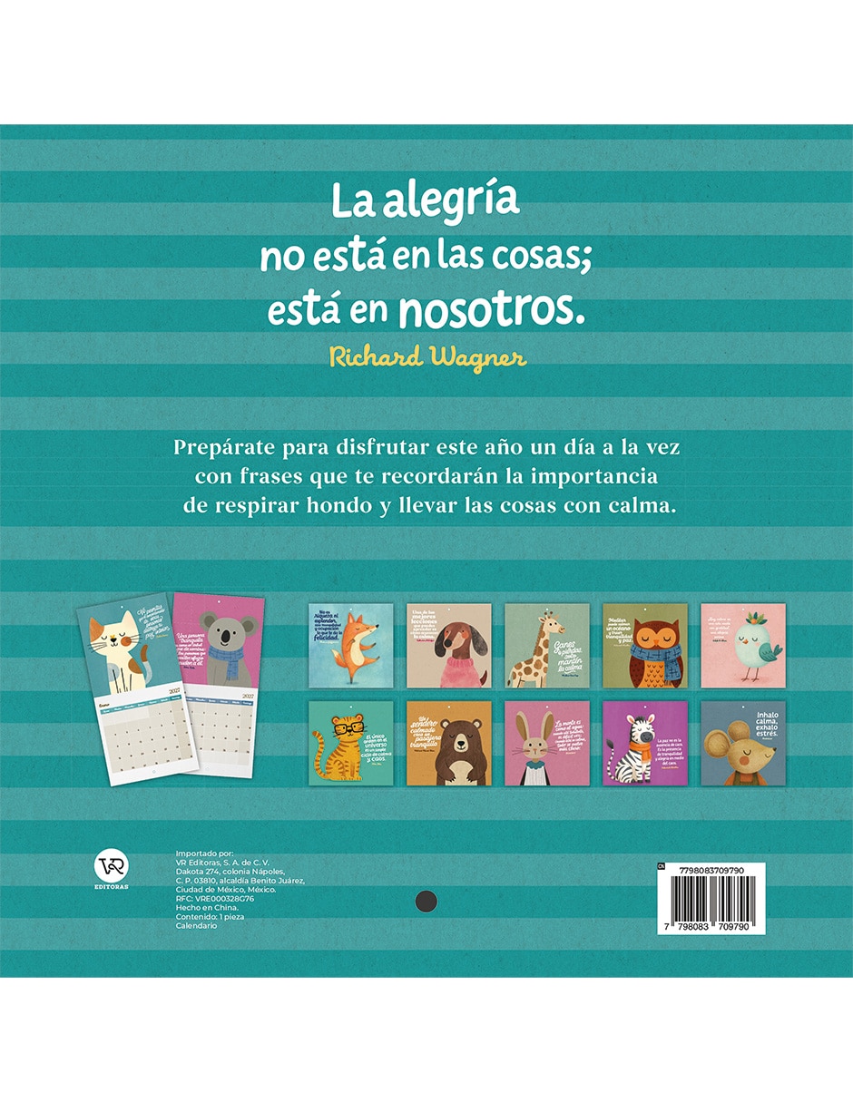 Calendario de pared hoy es tu presente 3