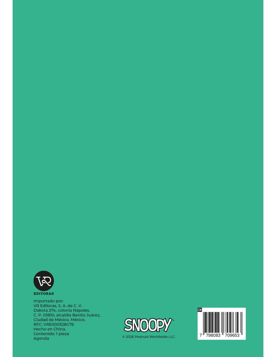 Agenda snoopy 2