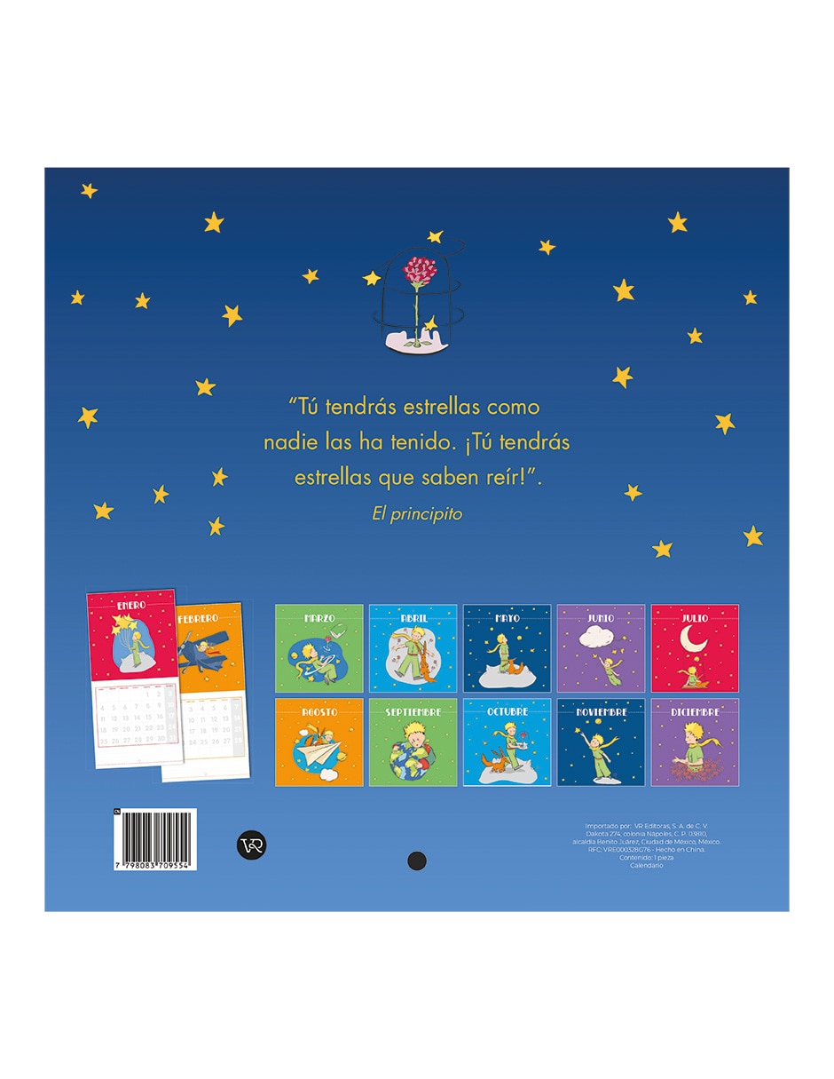 Calendario de pared el principito el principito 3