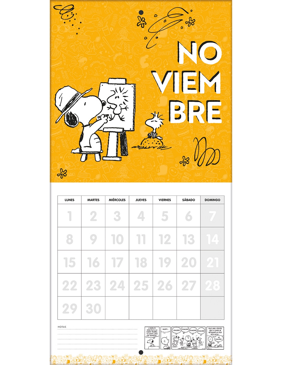 Calendario de pared snoopy snoopy 3