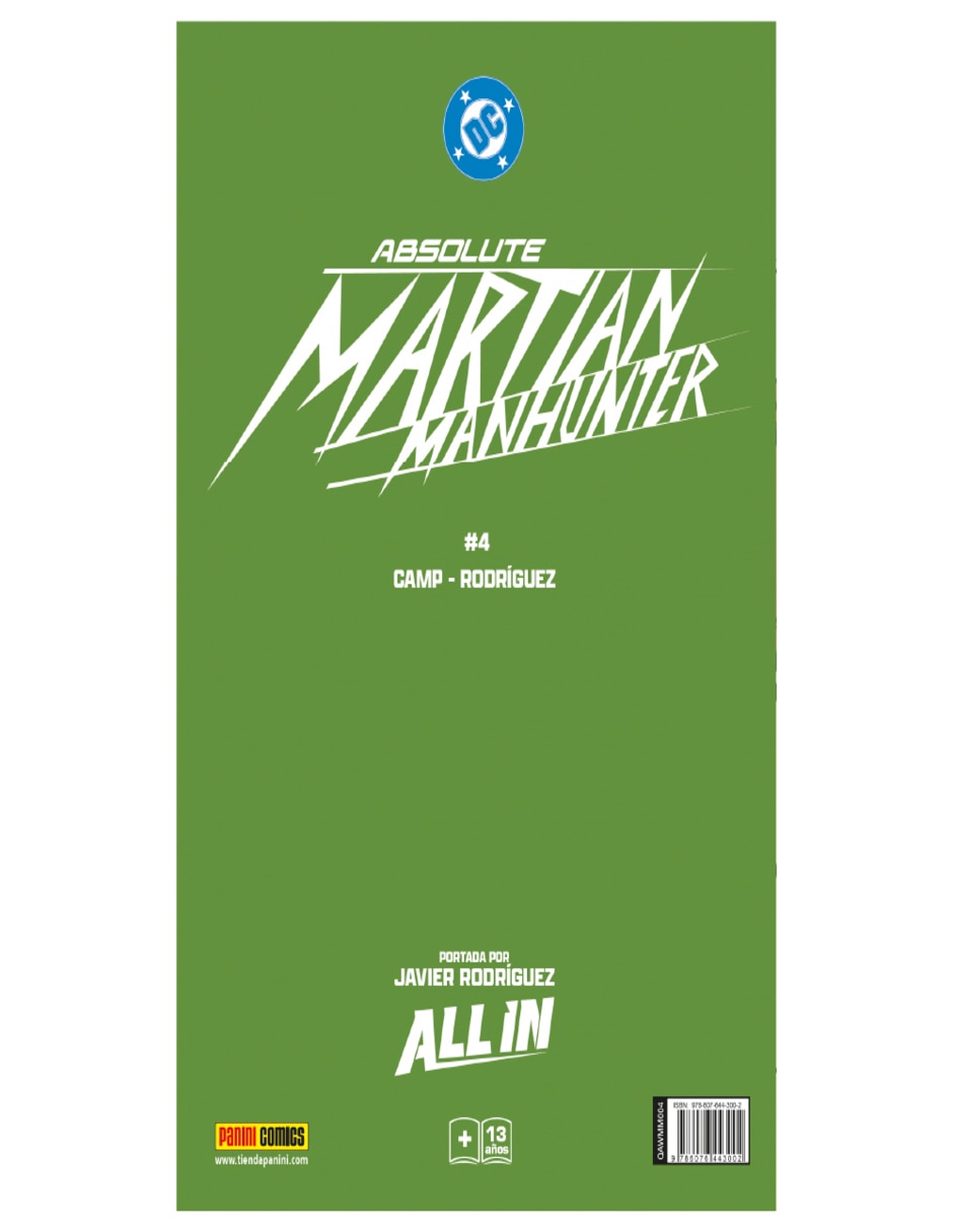 Cómic Absolute Martian Manhunter Vol.4 Cómic Absolute Martian Manhunter Vol.4
