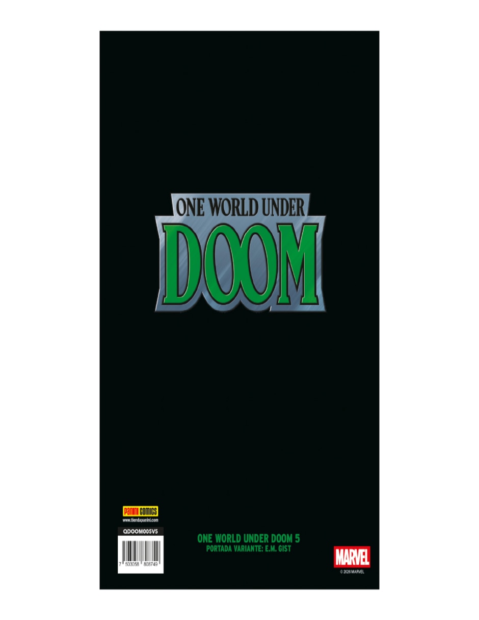 Cómic One World Under Doom #5 (Portada Variante Connecting) Cómic One World Under Doom #5 (Portada Variante Connecting)