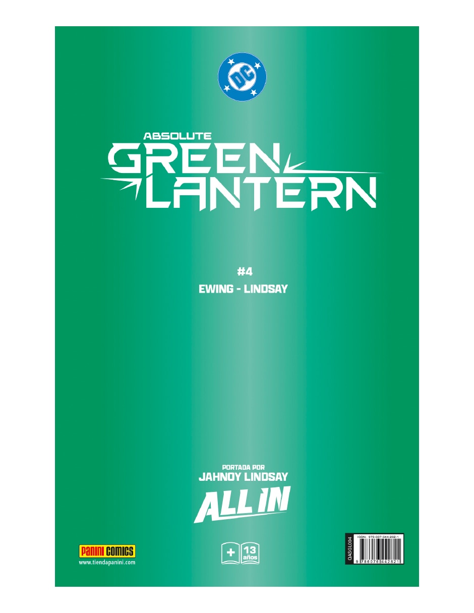 Cómic Absolute Green Lantern Vol.4 Cómic Absolute Green Lantern Vol.4