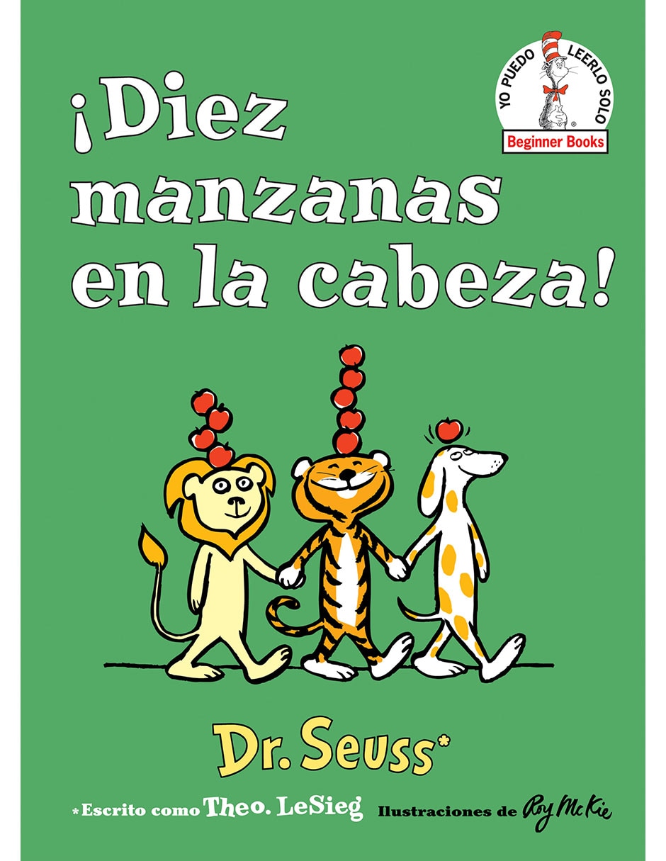 Libro/estuche con libros ¡diez manzanas en la cabeza! de dr. seuss 1
