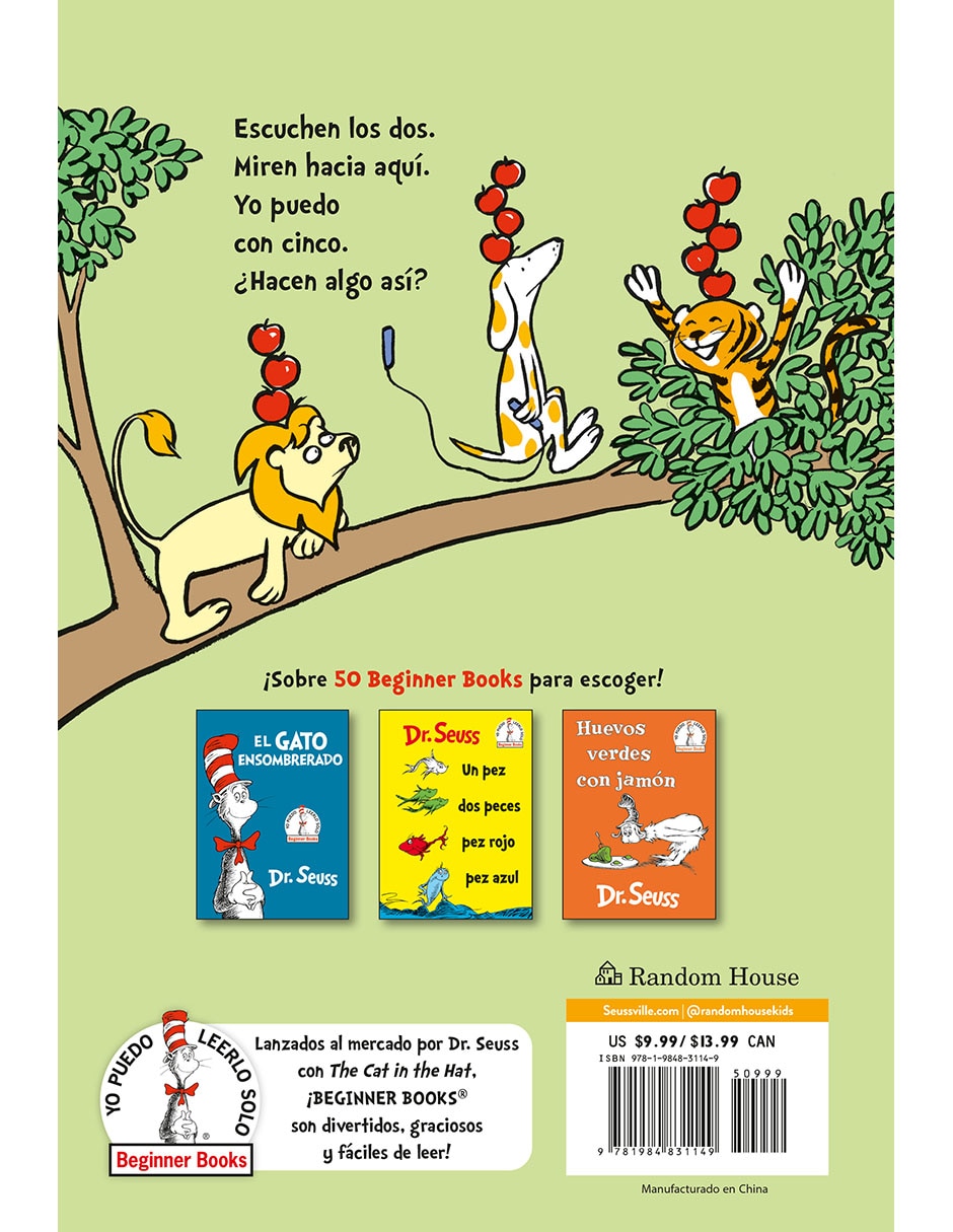 Libro/estuche con libros ¡diez manzanas en la cabeza! de dr. seuss Libro/estuche con libros ¡diez manzanas en la cabeza! de dr. seuss
