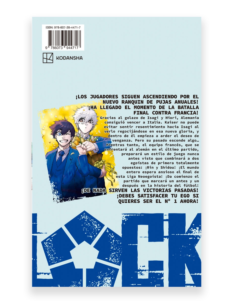 Manga Blue Lock Nº 30 Manga Blue Lock Nº 30