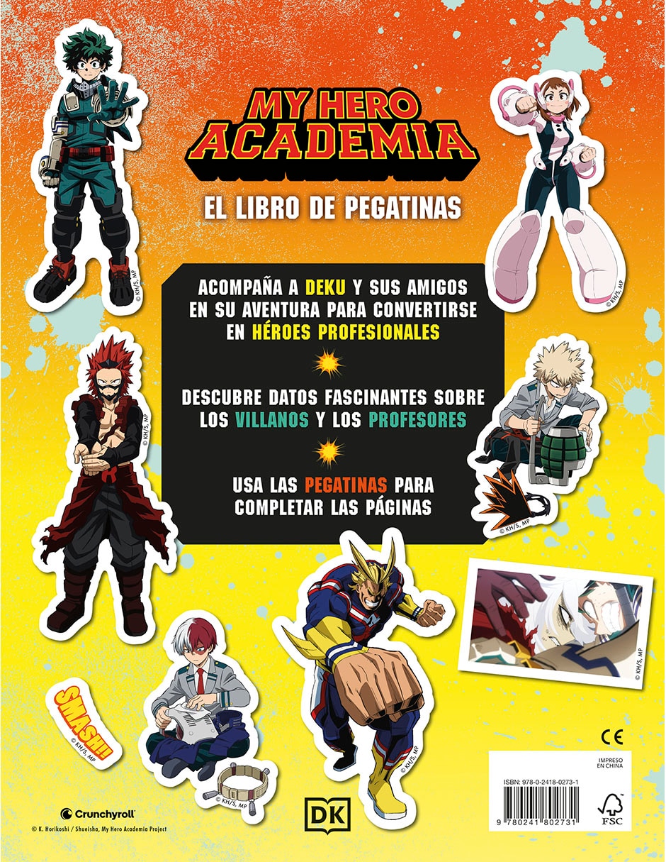 Libro my hero academia: el libro de pegatinas de dk Libro my hero academia: el libro de pegatinas de dk