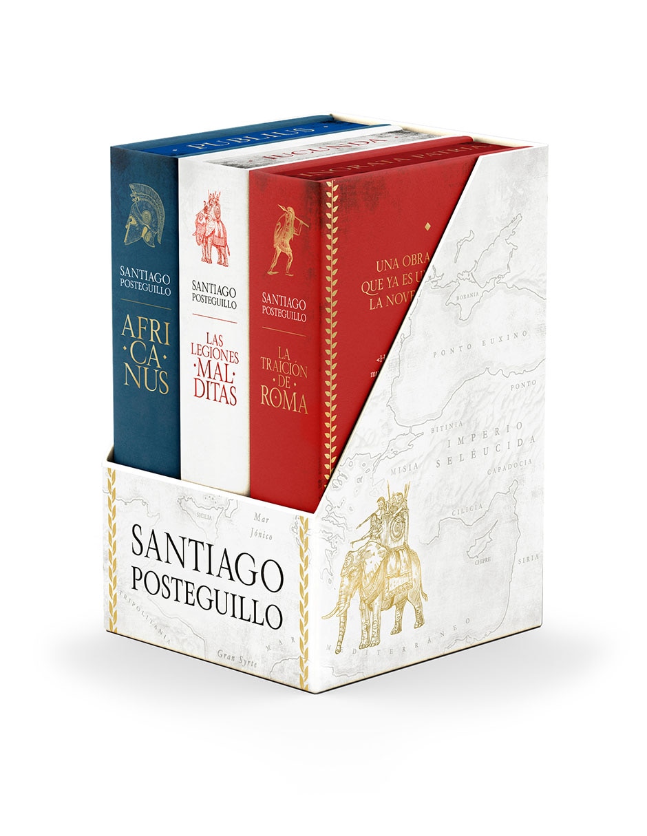 Libro trilogía africanus (estuche con: el hijo del consul las legiones malditas la traición de roma) de santiago posteguillo