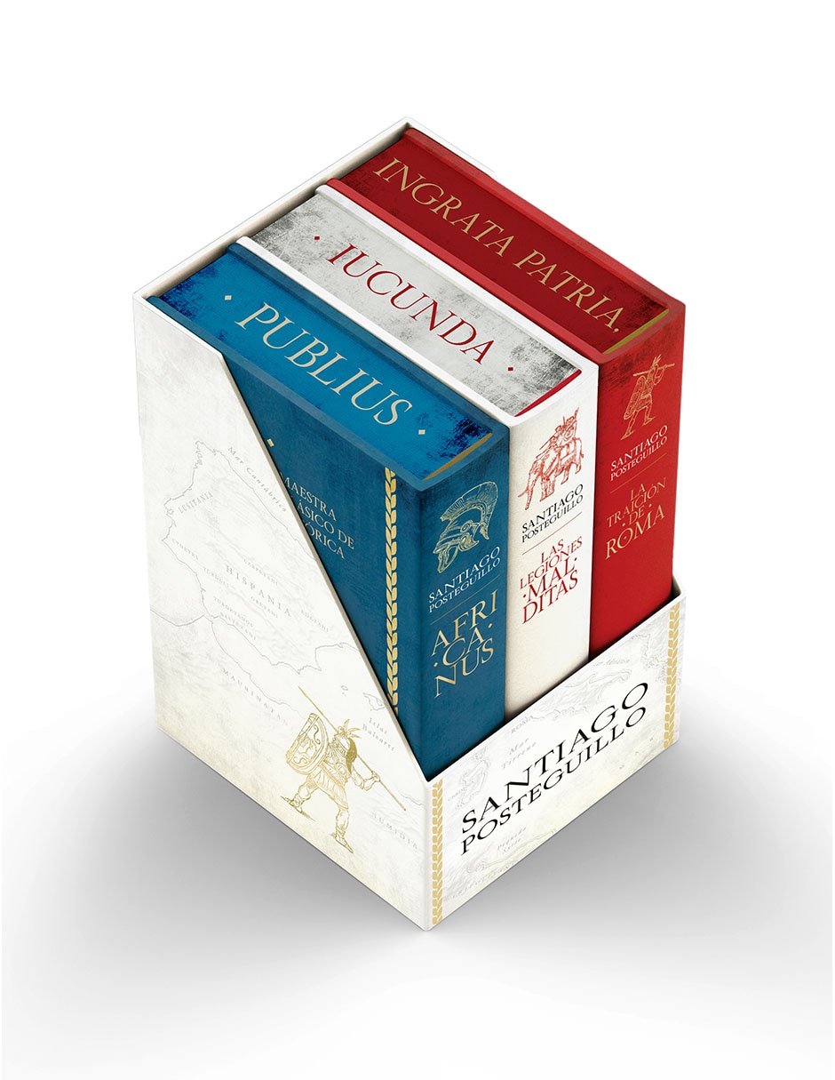 Libro trilogía africanus (estuche con: el hijo del consul las legiones malditas la traición de roma) de santiago posteguillo
