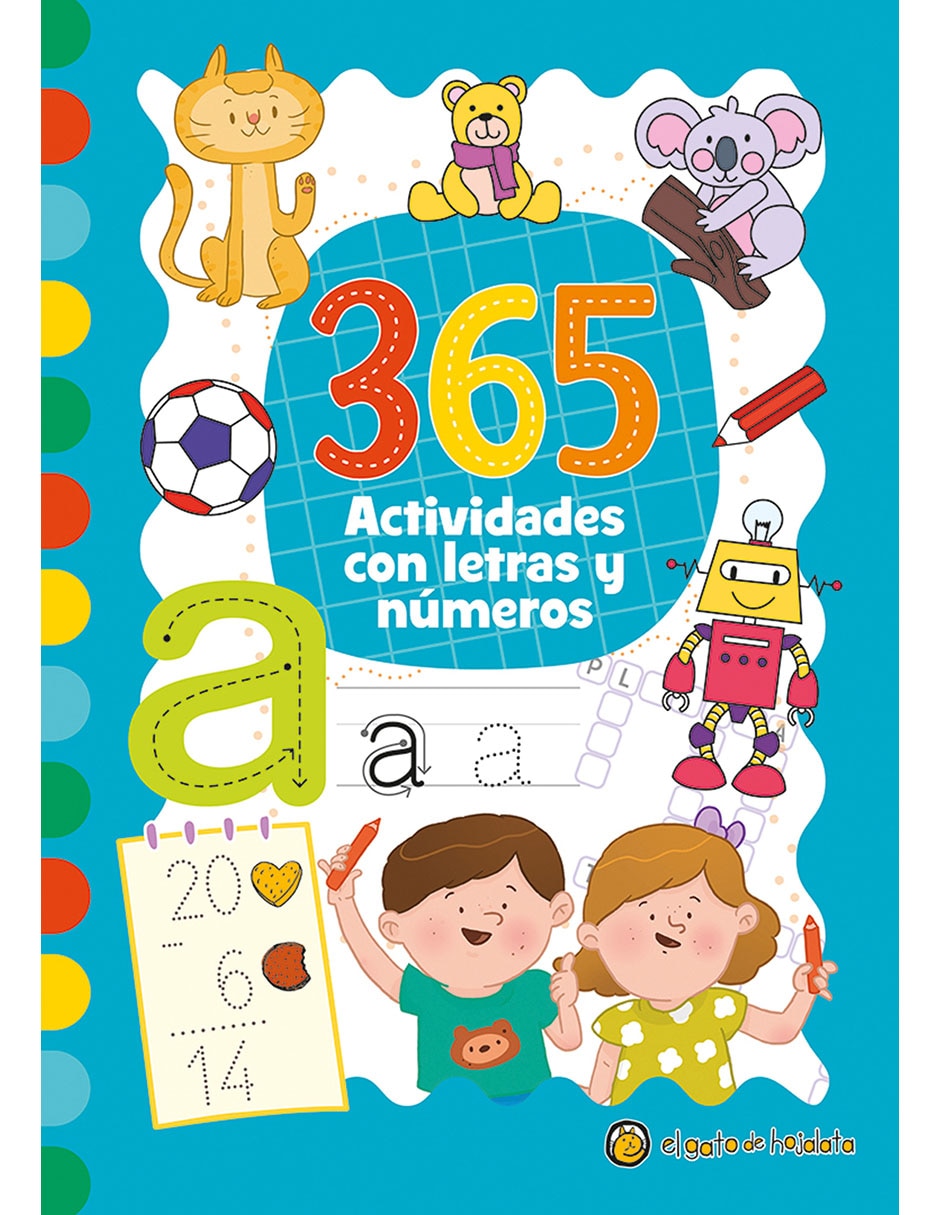 Libro 365 actividades con letras y números. De editorial guadal 1