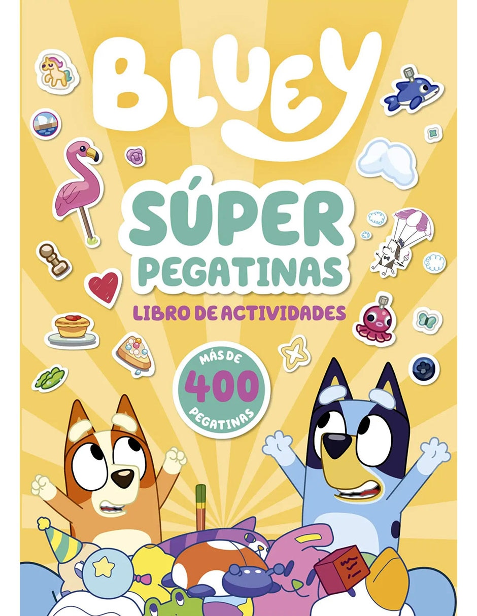 Libro súper pegatinas de bluey