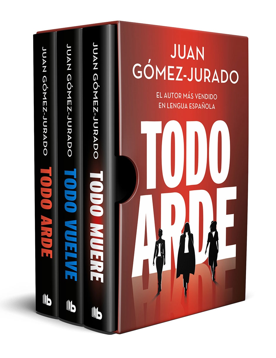 Libro estuche todo arde (contiene: todo arde todo vuelve todo muere) de juan gómez-jurado
