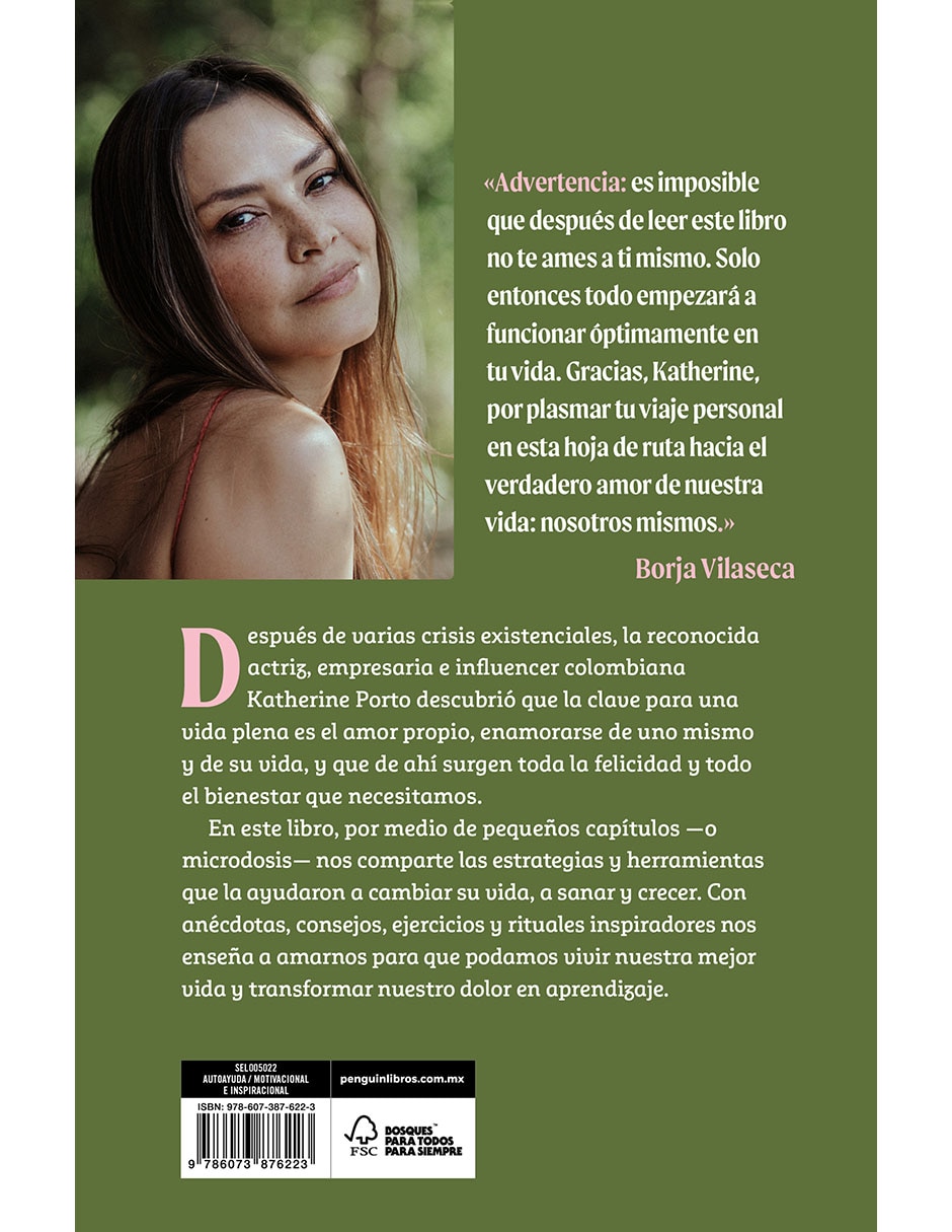 Libro Microdosis de Amor Propio de Katerine Porto Libro Microdosis de Amor Propio de Katerine Porto