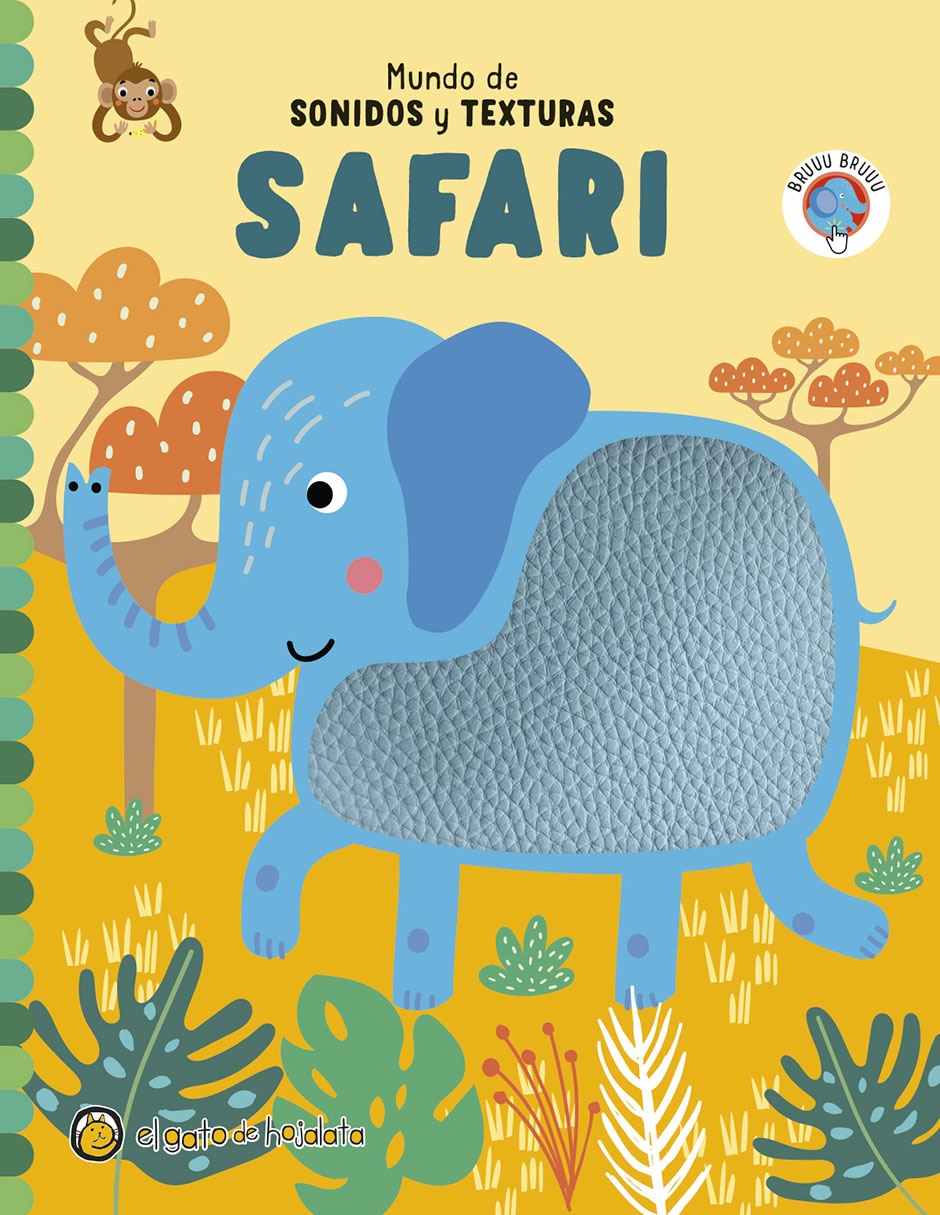 Libro Mundo de Sonidos Y Texturas: Safari de Editorial Guadal 1