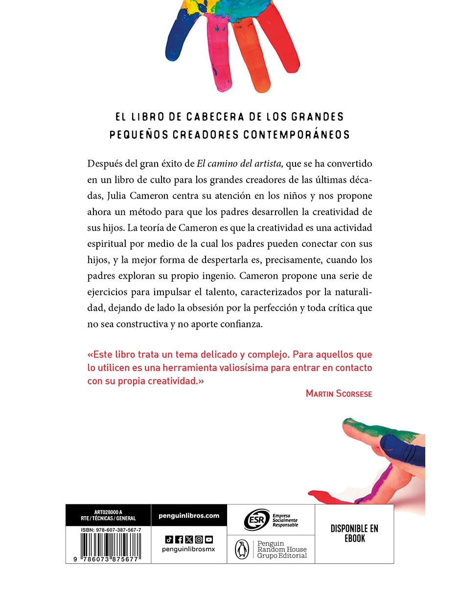 Libro El Camino del Artista para los Padres de Julia Cameron Libro El Camino del Artista para los Padres de Julia Cameron