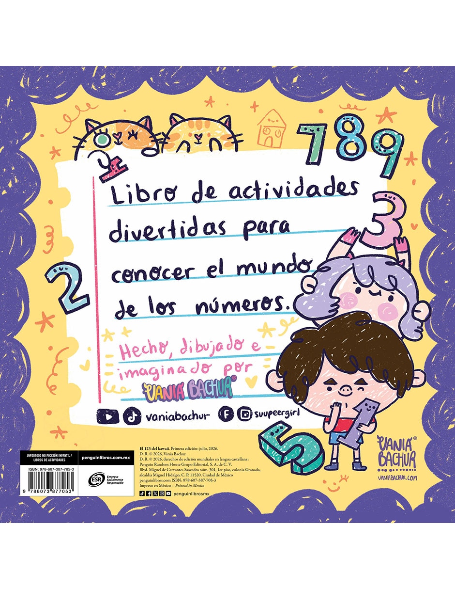 Libro el 1 2 3 del Kawaii de Vania Bachur Libro el 1 2 3 del Kawaii de Vania Bachur