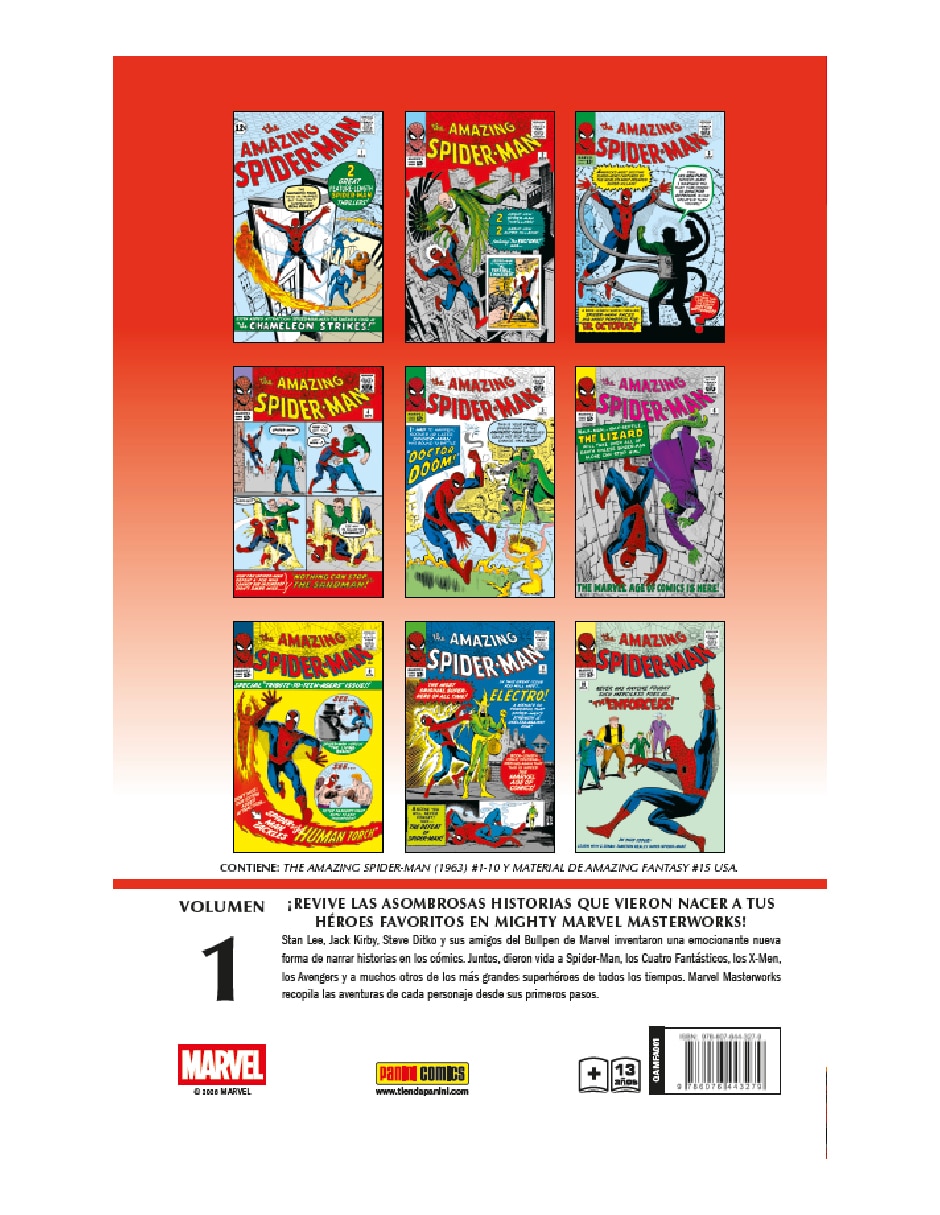 Cómic Mighty Marvel Masterworks: Amazing Spider Man