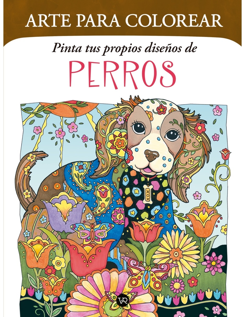 Libro Arte Para Colorear. Pinta Tus Propios Diseños De Perros De Sarnat Marjorie 1