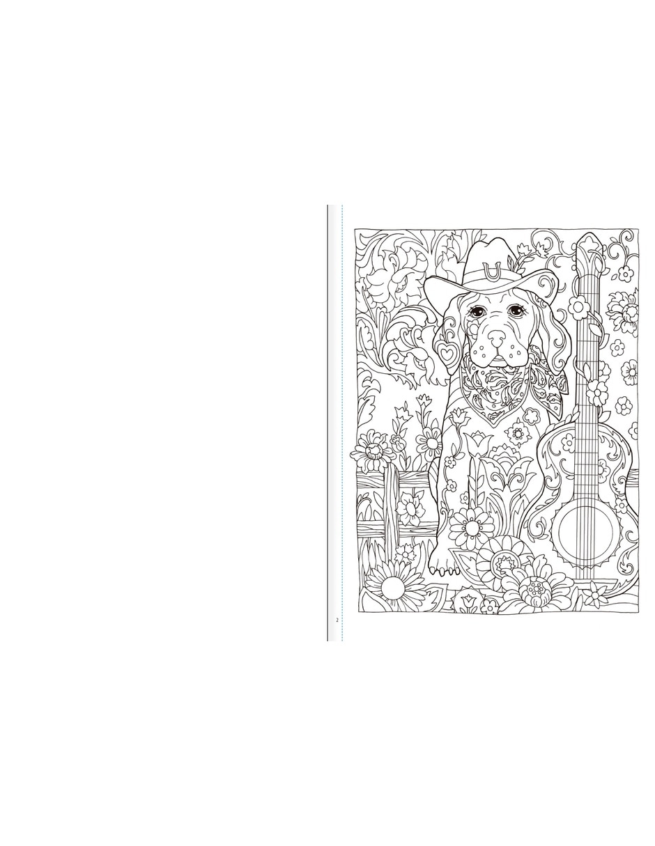 Libro Arte Para Colorear. Pinta Tus Propios Diseños De Perros De Sarnat Marjorie 3