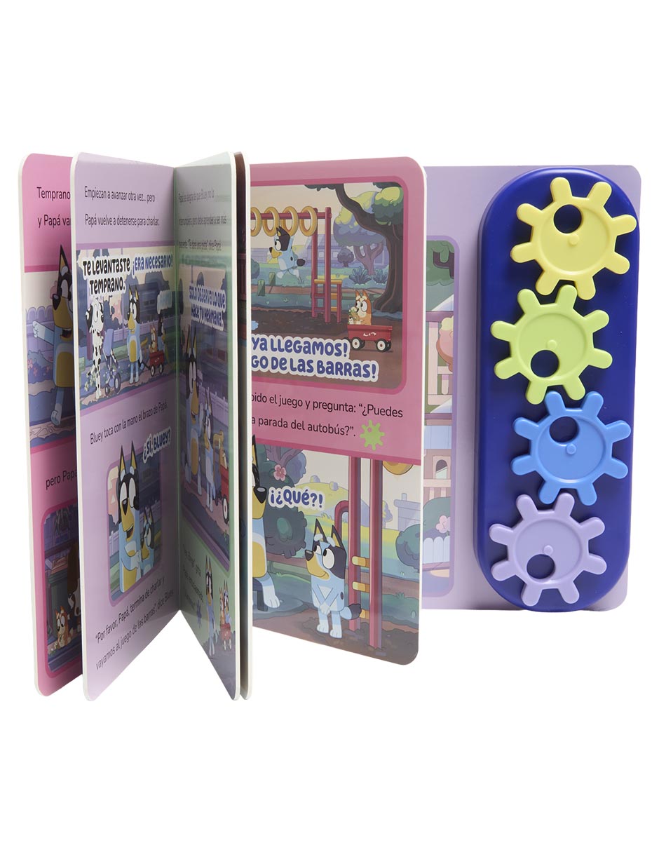 Libro Bluey: Paseo En Carrito, Un Libro Con Engranajes De 2