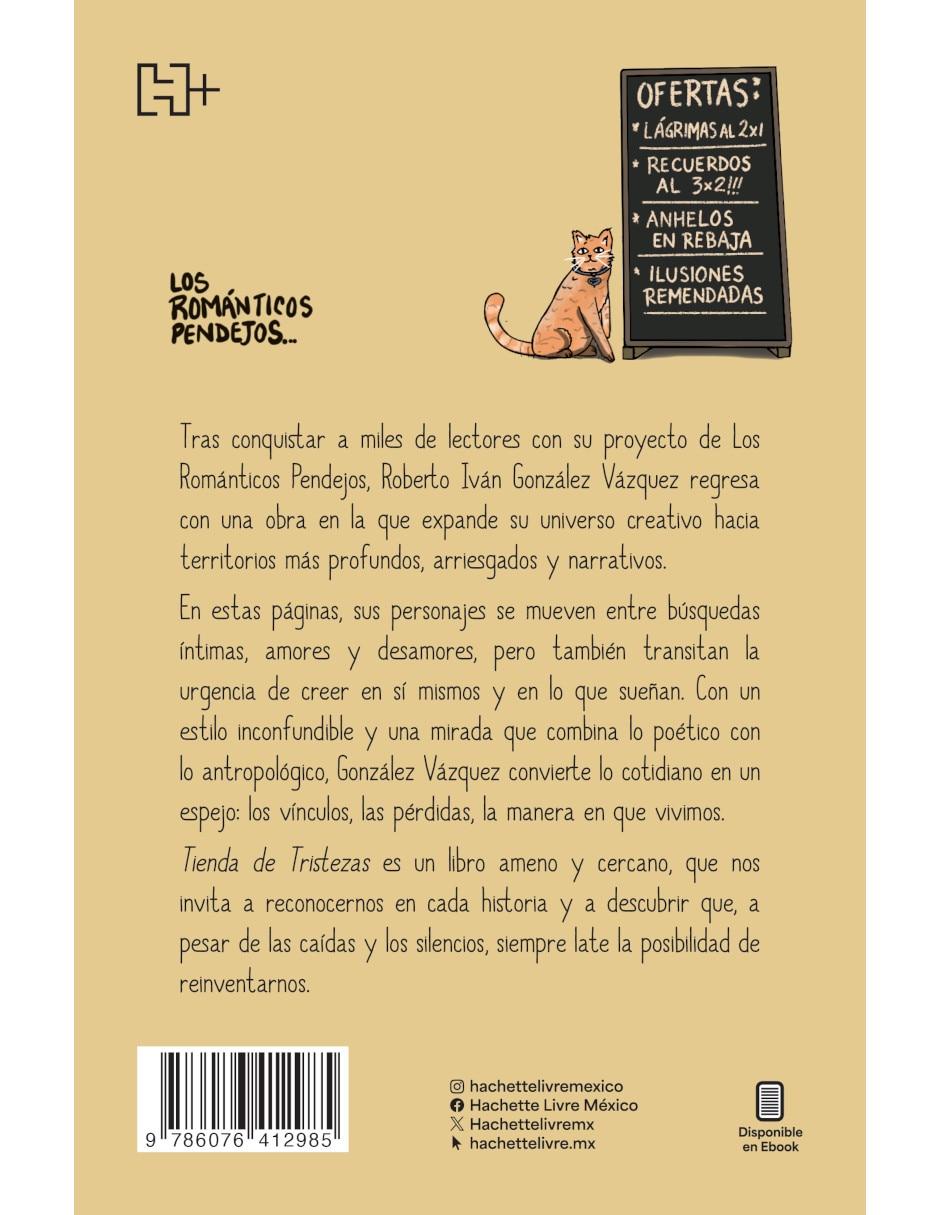 Libro Tienda De Tristezas De González Vázquez Roberto Iván 2