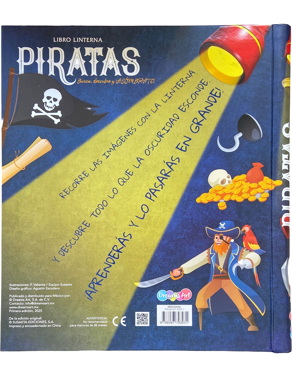 Libro Linterna Piratas de susaeta 2