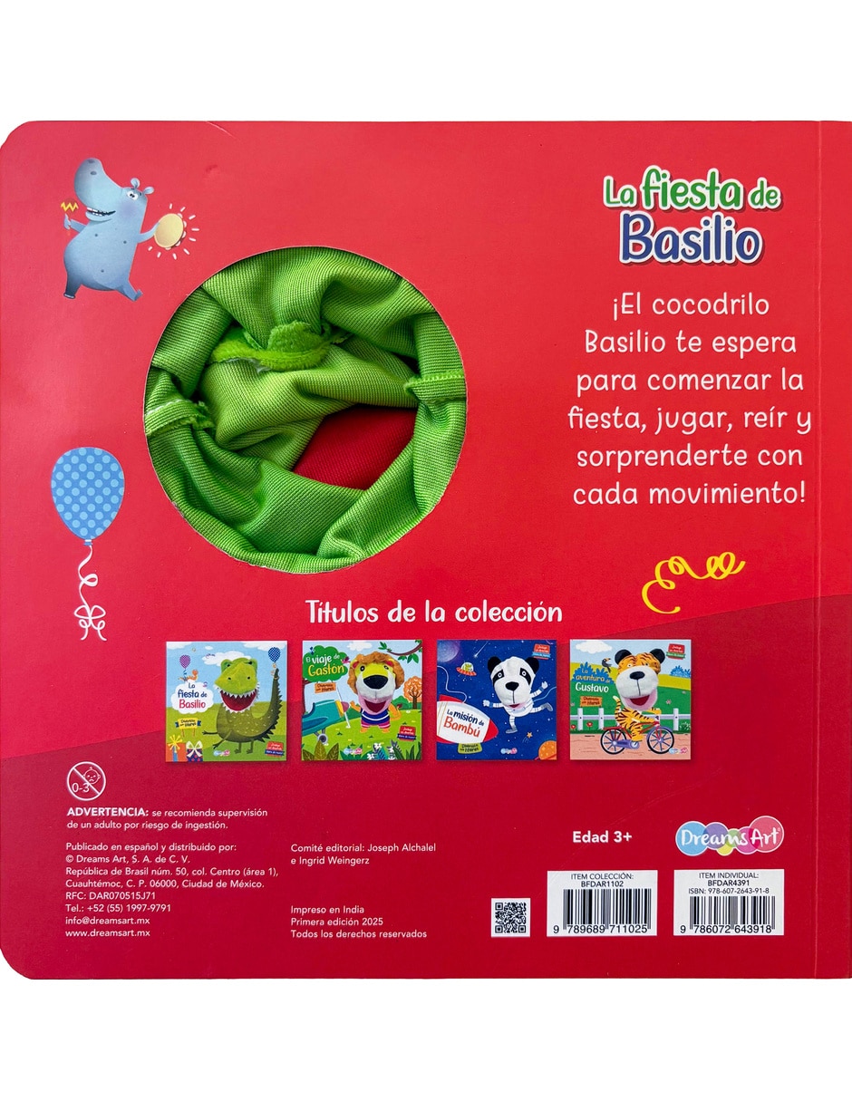 Libro La fiesta de Basilio de 2