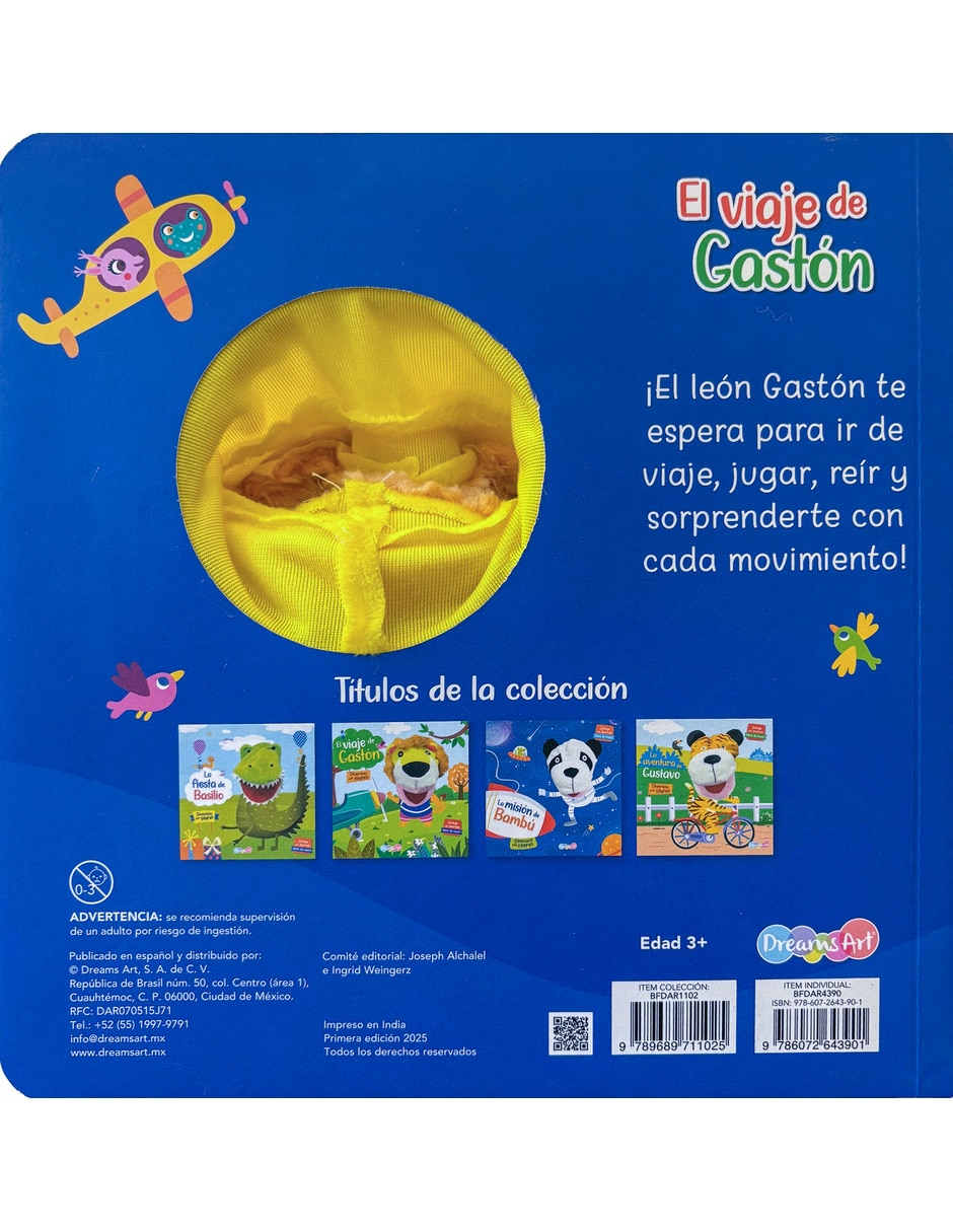 Libro El viaje de Gastón de 2