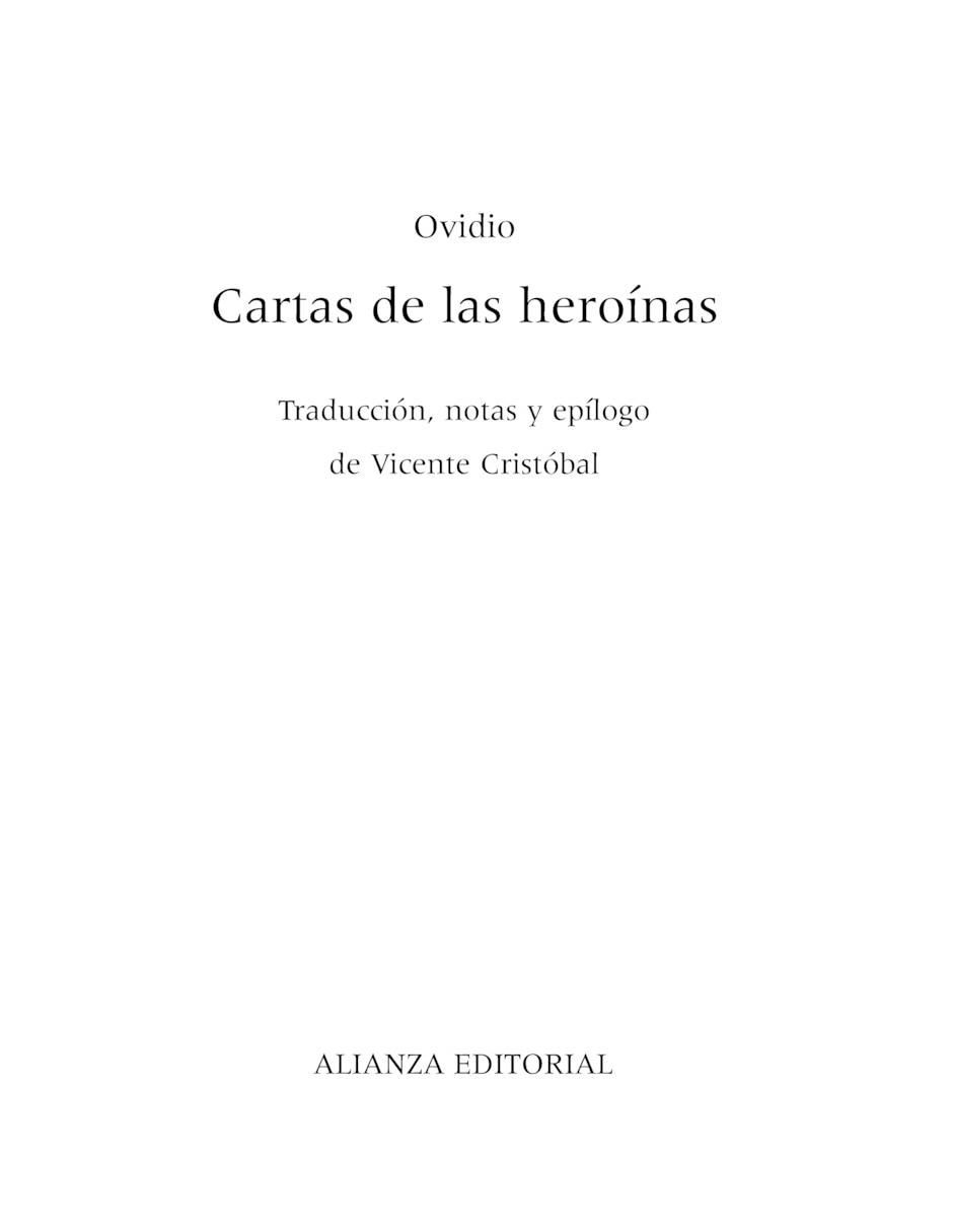 Libro Cartas de las heroínas de Ovidio 2