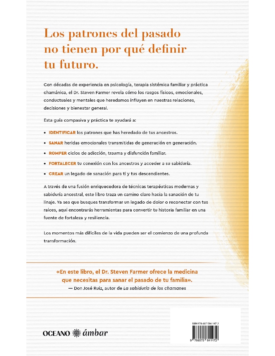 Libro cómo sanar patrones familiares ancestrales. Guía práctica para poner fin al ciclo del trauma interge de farmer Steven Libro cómo sanar patrones familiares ancestrales. Guía práctica para poner fin al ciclo del trauma interge de farmer Steven