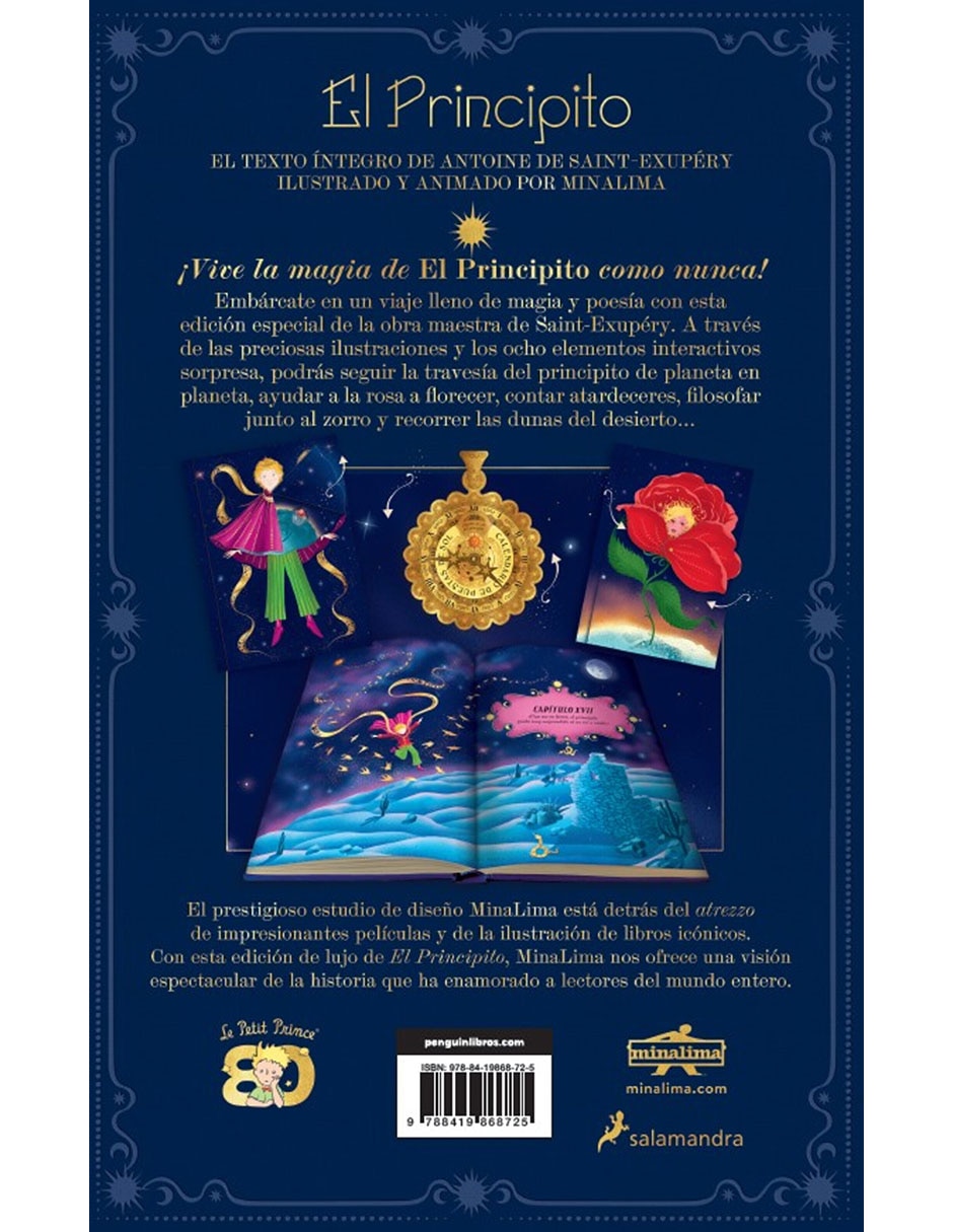 Libro el principito (edición ilustrada y animada por minalima) de antoine de saint-exupéry Libro el principito (edición ilustrada y animada por minalima) de antoine de saint-exupéry
