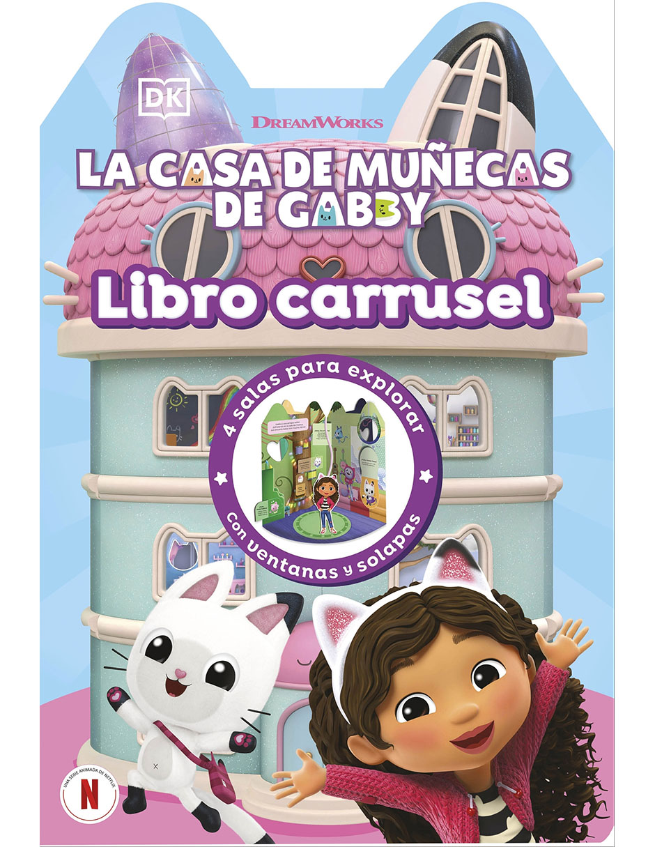 Libro la casa de muñecas de gabby: libro carrusel de dk 1