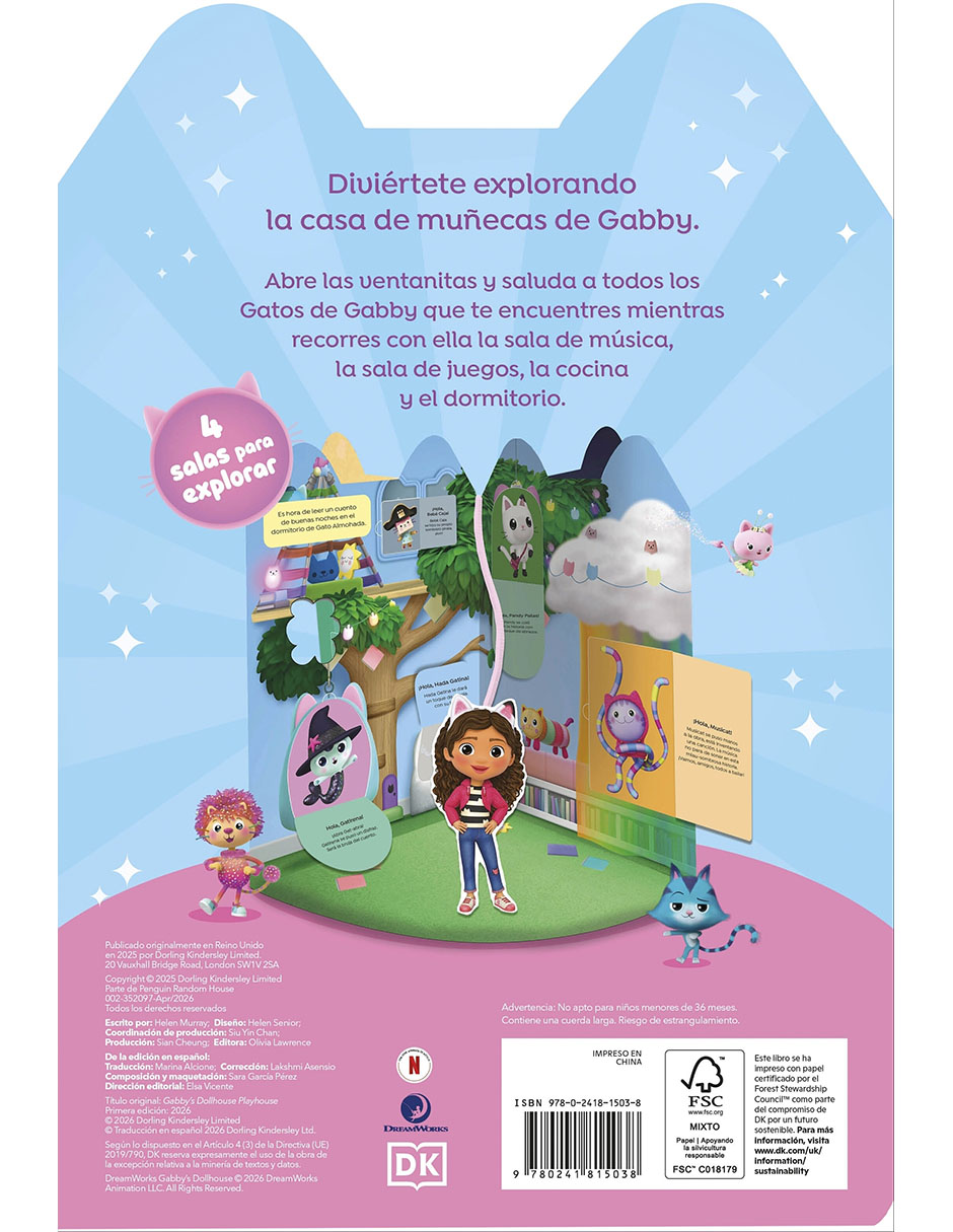 Libro la casa de muñecas de gabby: libro carrusel de dk Libro la casa de muñecas de gabby: libro carrusel de dk
