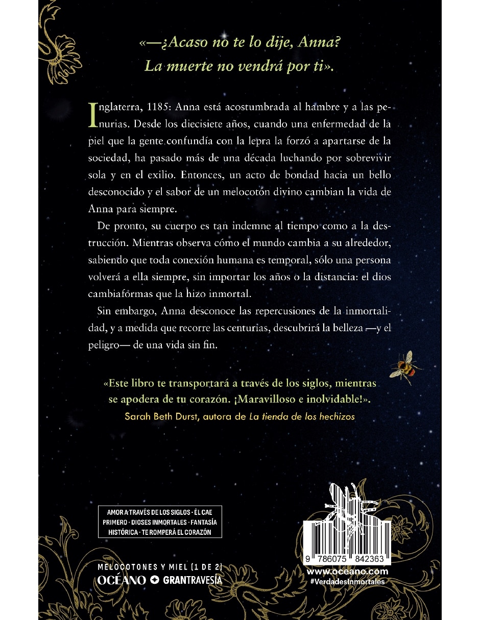 Libro verdades inmortales. Melocotones y miel 1 de raeta rachelle 2