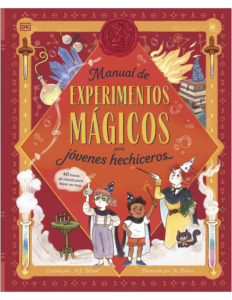 Libro manual de experimentos mágicos para jóvenes hechiceros de a.j. wood 1