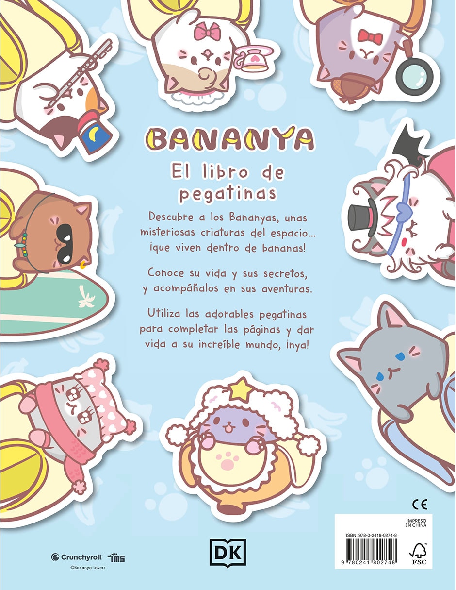 Libro bananya: el libro de pegatinas de dk