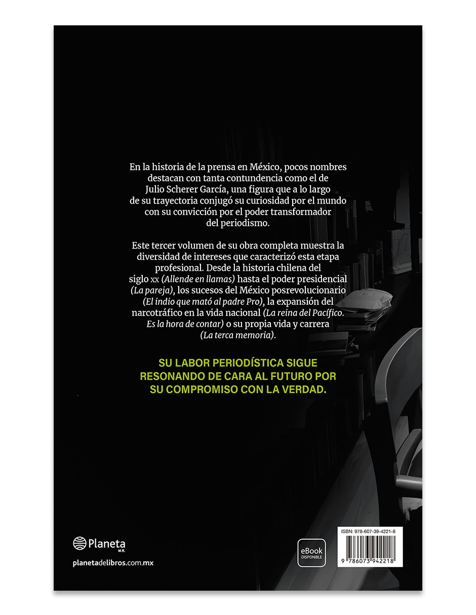 Libro Obra Completa Iii De Julio Scherer Garcia 2