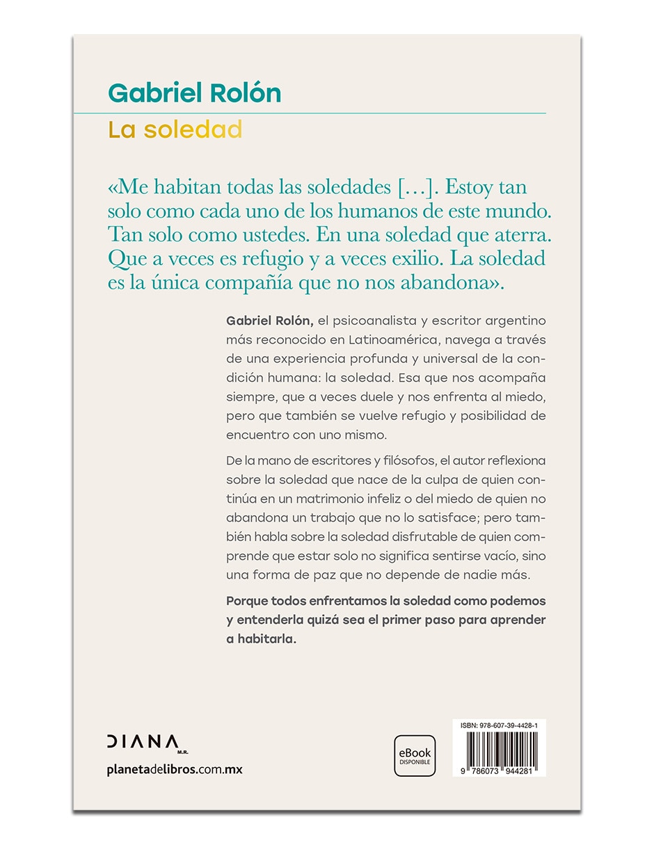 Libro La Soledad De Gabriel Rolon 2