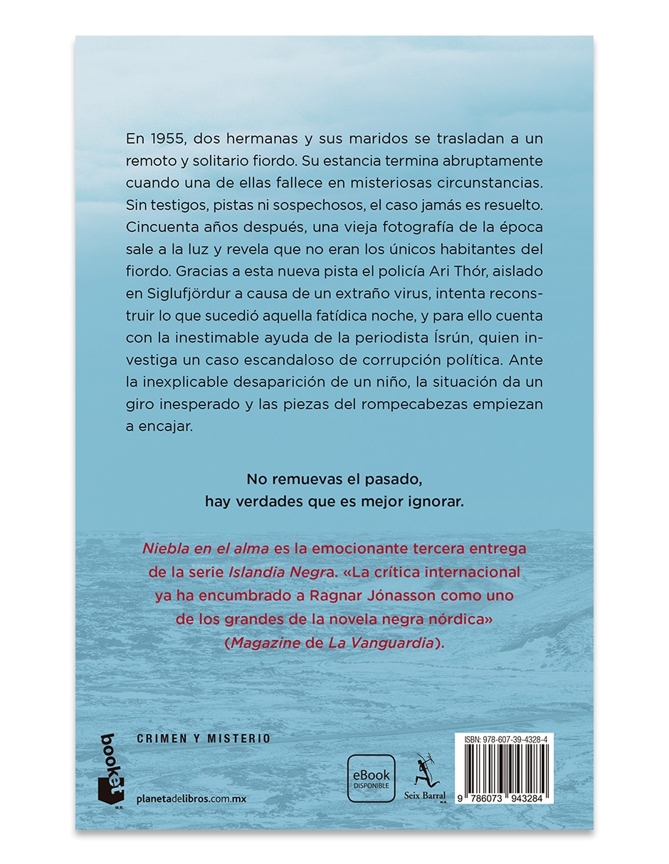 Libro Niebla En El Alma De Ragnar Jonasson 2