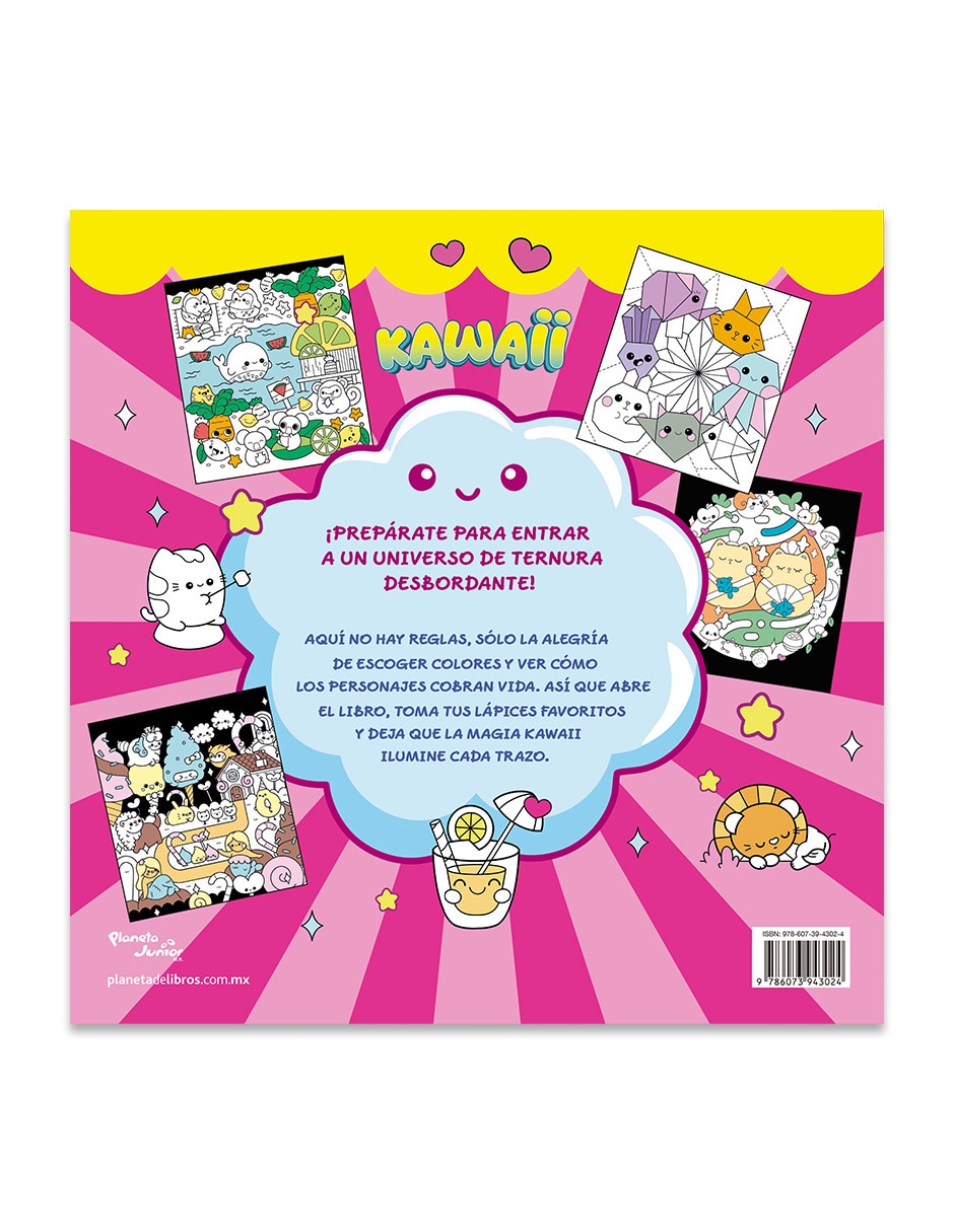 Libro El Superlibro Para Colorear Kawaii De Abbie Quirk 2