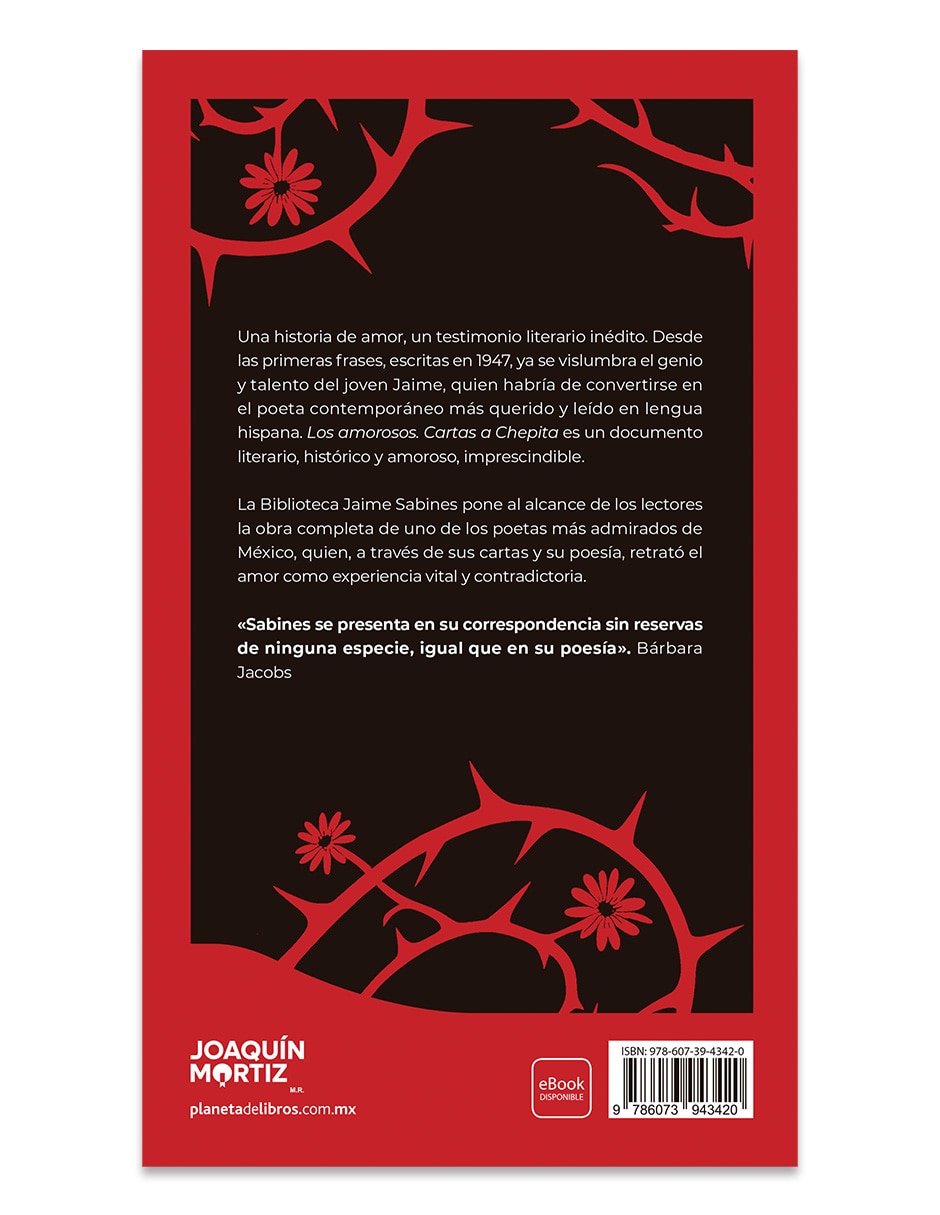 Libro Los Amorosos. Cartas A Chepita De Jaime Sabines 2